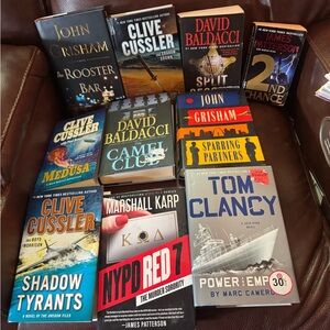 Assorted Thriller Book Collection